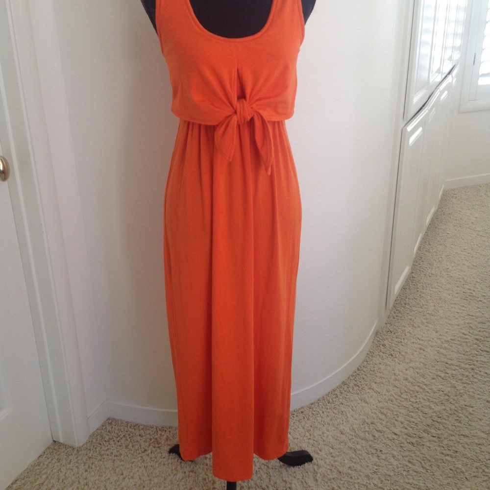 Orange Maxi Dress